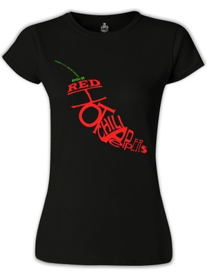 Lord T-Shirt LordT-Shirt Red Hot Chili Peppers - The Pepper Siyah Bayan Tshirt