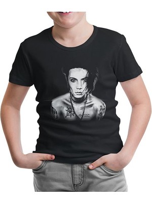 Lord T-Shirt LordT-Shirt Black Veil Brides - Andy Siyah Çocuk Tshirt
