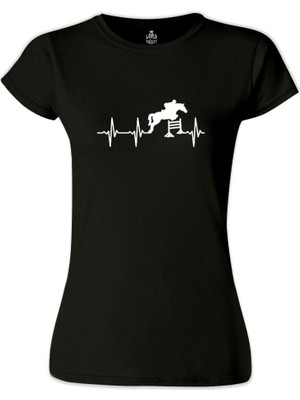 Lord T-Shirt LordT-Shirt At 10 Siyah Bayan Tshirt