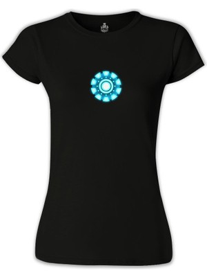 Lord T-Shirt LordT-Shirt Arc Reactor 2 Siyah Bayan Tshirt