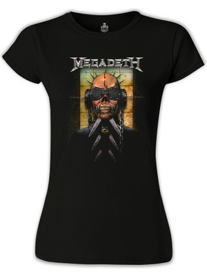 Lord T-Shirt LordT-Shirt Megadeth - Vic 5 Siyah Bayan Tshirt