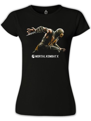 Lord T-Shirt LordT-Shirt Mortal Combat x Siyah Bayan Tshirt