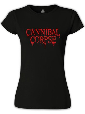 Lord T-Shirt LordT-Shirt Cannibal Corpse Siyah Bayan Tshirt