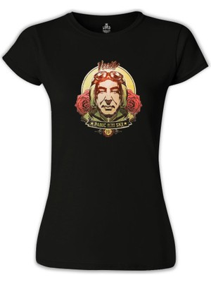 Lord T-Shirt LordT-Shirt Vecihi Siyah Bayan Tshirt