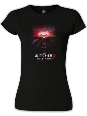 Lord T-Shirt LordT-Shirt The Witcher 3 - Wild Hunt Siyah Bayan Tshirt