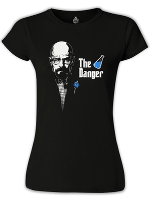 Lord T-Shirt LordT-Shirt Breaking Bad - The Blue Danger Siyah Bayan Tshirt