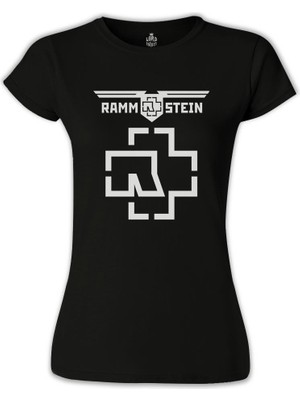 Lord T-Shirt LordT-Shirt Rammstein - Logo Siyah Bayan Tshirt