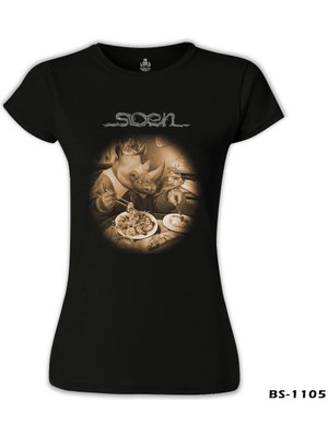 Lord T-Shirt LordT-Shirt Soen - Tellurian Siyah Bayan Tshirt
