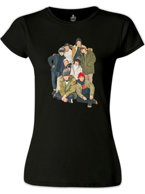 Lord T-Shirt LordT-Shirt Exo - All Siyah Bayan Tshirt