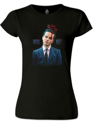 Lord T-Shirt LordT-Shirt Sherlock Holmes - James Moriarty Siyah Bayan Tshirt
