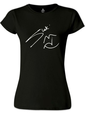 Lord T-Shirt LordT-Shirt Shakira - Sign Siyah Bayan Tshirt