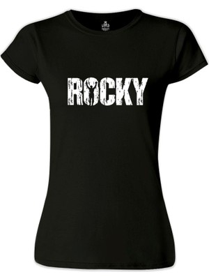 Lord T-Shirt LordT-Shirt Rocky - Win Siyah Bayan Tshirt