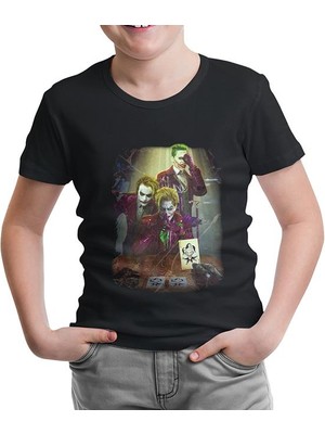 Lord T-Shirt LordT-Shirt Joker - This One Siyah Çocuk Tshirt