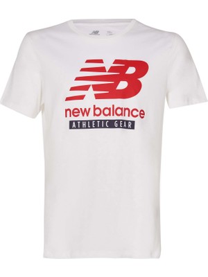 New Balance Erkek Günlük Tişört MNT1205-WT