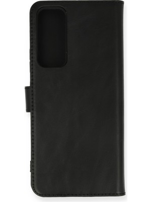 Nevarium Huawei P Smart 2021 Kılıf Kapaklı Cüzdan Standlı Deri - Siyah
