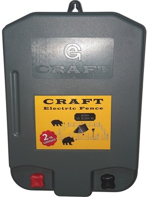 Craft 28 Kw Çift Bobinli Elektrikli Çit Makinesi Yaklaşırken Çarpar