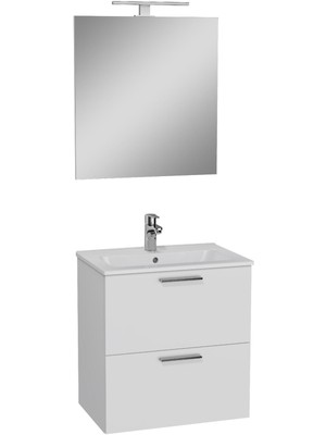 Vitra Mia 60 Cm Beyaz Banyo Dolabı Takımı 75021