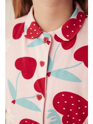 Penti Kız Çocuk Big Berry 2li Gömlek Pijama Takımı
