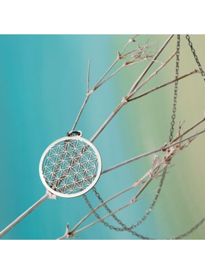 Gümüşistan 925 Ayar Gümüş Yaşam Çiçeği Kolye