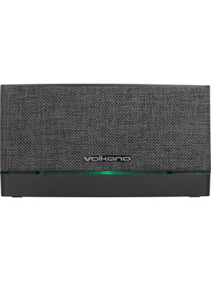 Volkano Texture Series Bluetooth Hoparlör Açık Gri LED Işıklı Rgb Kablosuz VK-3450-LGR