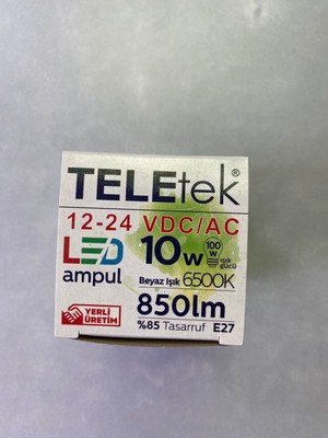 Teletek 12-24V 10 W LED Ampul