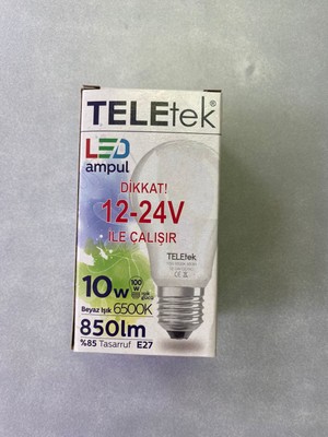 Teletek 12-24V 10 W LED Ampul