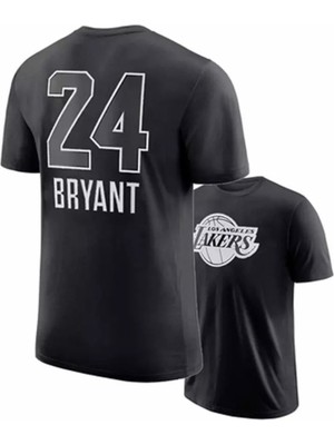 Amor Man Bryant 24 Baskılı Yuvarlak Yaka Nefes Alan Oversize Yeni Stil Erkek T-Shirt