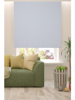 Perle Home Süt Beyazı Rengi  Düz Mekanize  Stor Perde Yüksek Kalite Metropol Serisi