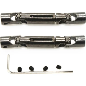 Shuai Yan 2 Adet Metal Tahrik Mili Cvd Wpl D12 C14 C24 B16 B36 B24 Mn D90 MN99S Mn-90 Henglong Rc Araba Yükseltme Parçaları Aksesuarları