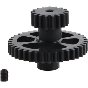 Shuai Yan Yükseltme Parçası Metal Azaltma Dişli + Motor Dişli Yedek Parçaları Için Wltoys A949 A959 A969 A979 K929 Rc Araba Uzaktan Kumanda Oyuncak Parçaları