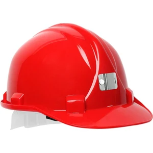 GE 1580 -Vidalı Eko. Madenci Baret, Kırmızı -9E1102-