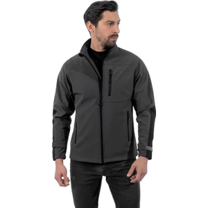 Şensel, SoftShell Mont, Koyu Gri -91E632- Su İtici