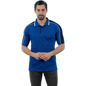 Şensel, Polo Yaka Tişört, Saks-Siyah -136E2241- Tshirt, T-shirt