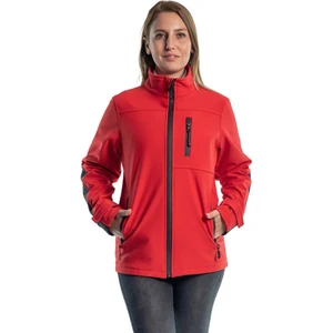 Şensel, Kadın SoftShell Mont, Kırmızı -91E2379- Su İtici
