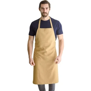 Şensel, Ön Önlük, Bej, Boyundan Askılı -93E1011- Garson- Mutfak