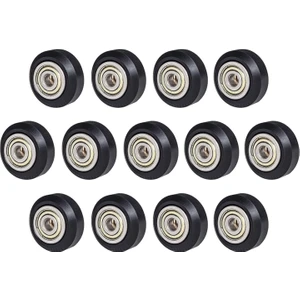 [13 Adet/paket] 3D Yazıcı Pom Kasnak Tekerlekler 625ZZ Lineer Rulman Ulley Creality CR10 Için Pasif Yuvarlak Tekerlek Rulo, Ender 3 (Yurt Dışından)