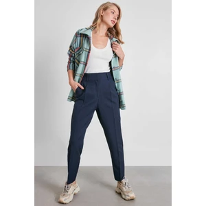 Yüksek Bel Kumaş Pantolon