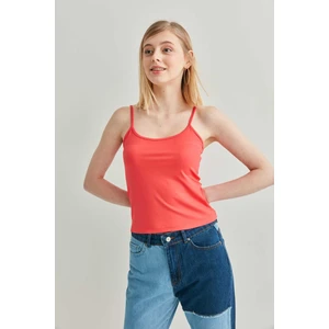 Askılı Viskon Crop Bluz