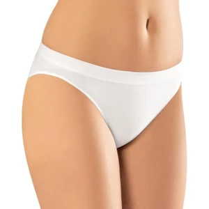 1013 Seamless Düşük Bel Brezilian Slip Beyaz