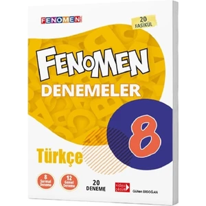 Fenomen Yayıncılık Fenomen 8. Sınıf LGS Türkçe 20 Fasikül Deneme