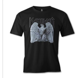 Manowar - Logo Siyah Erkek Tshirt