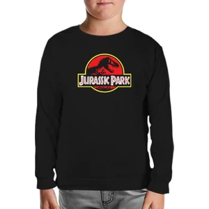 Jurassic Park - Shadow Siyah Çocuk Sweatshirt