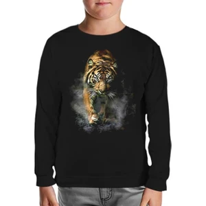 Kaplan 2 Siyah Çocuk Sweatshirt