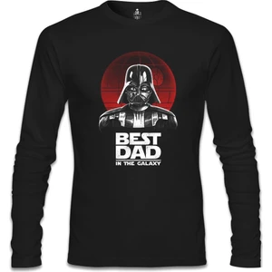 Star Wars - Best Dad Siyah Erkek Sweatshirt