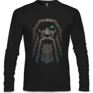 Vikings - Odin Siyah Erkek Sweatshirt