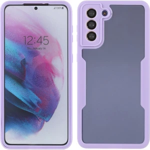 Akrilik + Tpu Hibrit Galaxy S21 5g / S30 5g Için Telefon Kılıfı - Mor (Yurt Dışından)
