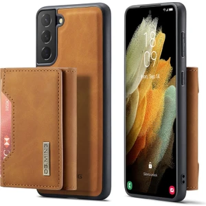 M2 Serisi Hibrit Samsung Galaxy S21 Fe Için Telefon Kılıfı - Kahverengi (Yurt Dışından)