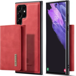 M1 Serisi Samsung Galaxy S22 Ultra 5g Için Telefon Kılıfı - Kırmızı (Yurt Dışından)
