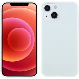 Apple iPhone 13 Için Mat Yumuşak Tpu Telefon Kılıfı - Beyaz (Yurt Dışından)
