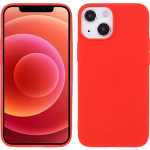Apple iPhone 13 Için Mat Yumuşak Tpu Telefon Kılıfı - Kırmızı (Yurt Dışından)